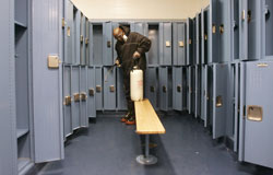 Disinfection at a Chicago highschool