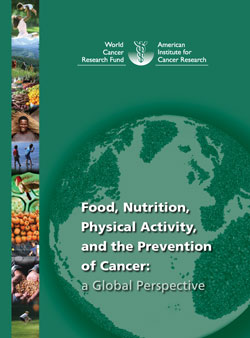Food, Nutrition, Physical Activity, and the Prevention of Cancer report cover