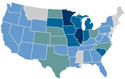 USA map