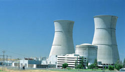 Nuclear power cooling towers