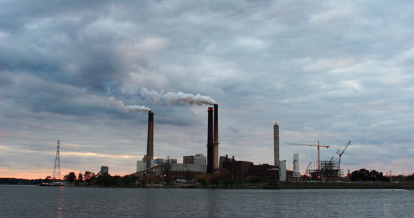 Coal-fired power plant in Illinois