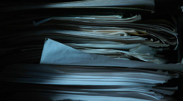 Stack of papers