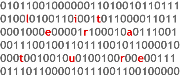 Literature in binary code