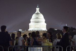 Capitol at night