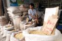 Man selling seeds