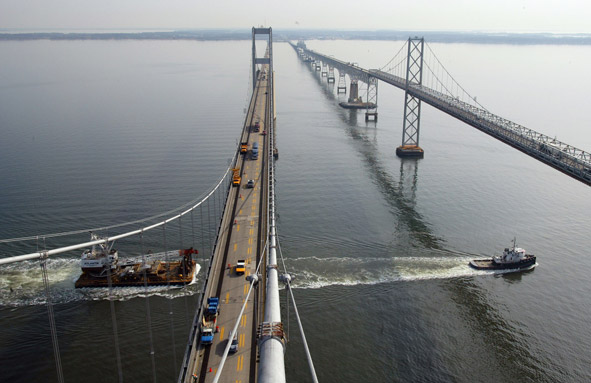 Chesapeake bay bridge