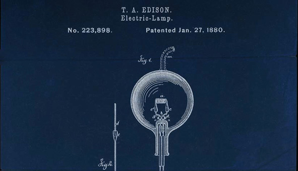 edison patent for light blub