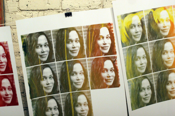 pop-art rendering of Nadya Suleman