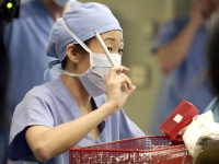 Actress Sandra Oh performs in ABC's medical drama 