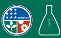green sign with ARRA logo and beaker