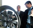 Entrepreneurs Display new wind turbine design for MA Governor.